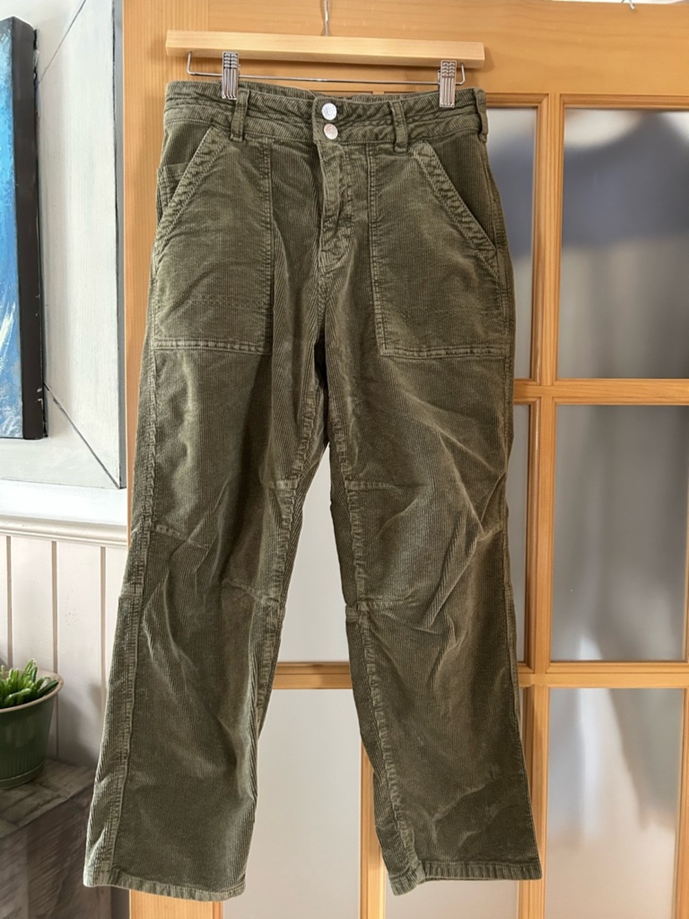 Pilcro by Anthropologie The Wanderer Relaxed Corduroy Pants Size 28 - Picture 6 of 16